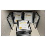 Black Framed Document Frames 8.5 x 11 - Winner Takes All