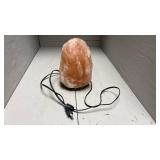 Natural Himalayan Salt Lamp (Bad Wire - Sold As Is)