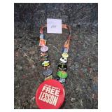 FLAIR - Guitar Center Employee Badge with Pop Culture Pins