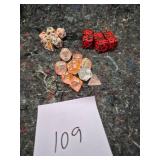 RPG Dice Set with Skull Design D6s