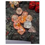 RPG Dice Set with Skull Design D6s