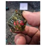 Crystal Clear Polyhedral Gaming Dice Set