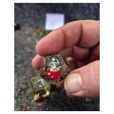 Crystal Clear Polyhedral Gaming Dice Set