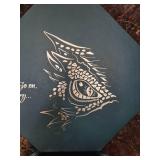 Dragon Design Dice Box with D&D Dice Set