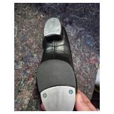 Black Leather Tap Dance Shoes
