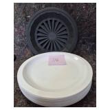 Tupperware Paper Plate Holders Set