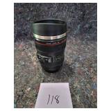 Camera Lens Shaped Travel Mug