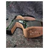 Black Patent Platform Mary Jane Heels