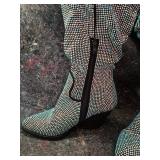 Rhinestone Studded Western Boots