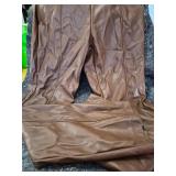 No Boundaries Brown Faux Leather Pants L(11-13)