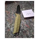True Scrimshaw Fixed Blade Knife