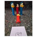 Disney PEZ Dispensers Set - Mickey Mouse and Donald Duck