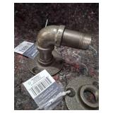 Industrial Pipe Shelf Brackets - Set of 2