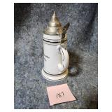 German Christmas Tree Beer Stein 1976