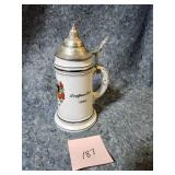 German Christmas Tree Beer Stein 1976
