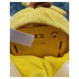 Official Pokemon Pikachu Plush with Brown Bow- Animated Takes 4 Double A Batteries, Not Included