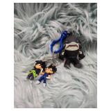 Dragon Ball Z Character Keychain Set