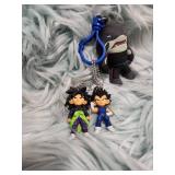 Dragon Ball Z Character Keychain Set