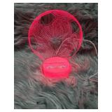 3D Soccer Ball LED Night Light - Micro USB Cable Not Included