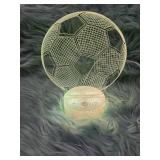 3D Soccer Ball LED Night Light - Micro USB Cable Not Included