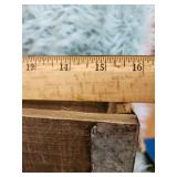 Rustic Wooden Storage Crate with Rope Handles