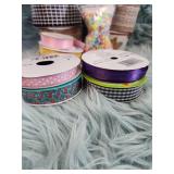Craft Supply Bundle - Ribbons and Beads Collection