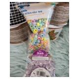Craft Supply Bundle - Ribbons and Beads Collection