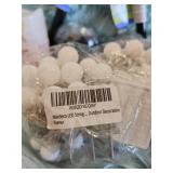 LED Spring Pillar Candle and String Light Set