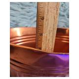Modern Geometric Candle Holder Set with Copper Dish