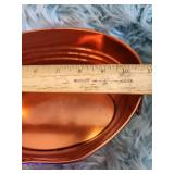 Modern Geometric Candle Holder Set with Copper Dish