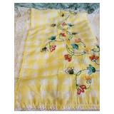 Embroidered Linens Collection - Cross Stitch and Floral Designs - SEE ALL PICS FOR DESIGNS