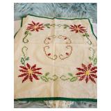 Embroidered Linens Collection - Cross Stitch and Floral Designs - SEE ALL PICS FOR DESIGNS