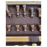 Wooden Chess Set with Storage Box