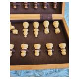 Wooden Chess Set with Storage Box