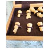 Wooden Chess Set with Storage Box