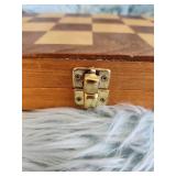 Wooden Chess Set with Storage Box