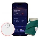 Owlet - Dream Sock FDA-Cleared Smart Baby Monitor with Live Health Readings and Notifications - Deep Sea Green - Appears Lightly Used - Not Tested