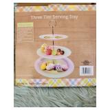 3-Tier Pastel Serving Stand