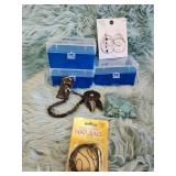 Jewelry Making Supply Lot with Storage