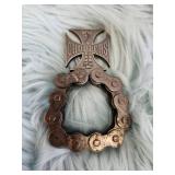 West Coast Choppers Bike Chain Cross Pendant