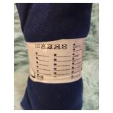 IKEA Polarvide Navy Blue Throw Blanket