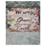 Floral Grace and Faith Cutting Board