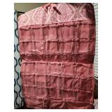 Pink Pattern Hanging Jewelry Organizer