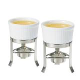 Oggi 2-Piece Butter Warmer Set with Stainless Steel Stand
