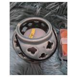 Ceramic Lantern and Mainstays Votive Candle Set