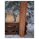 Rustic Wooden Milk Bottle Holder