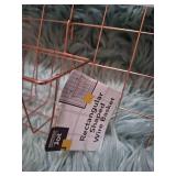 Jot Rose Gold Wire Desk Organizer Set