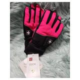 Swiss Tech Pink/Black Ski Gloves