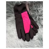 Swiss Tech Pink/Black Ski Gloves