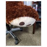 Large Brown Teddy Bear with Pink Heart